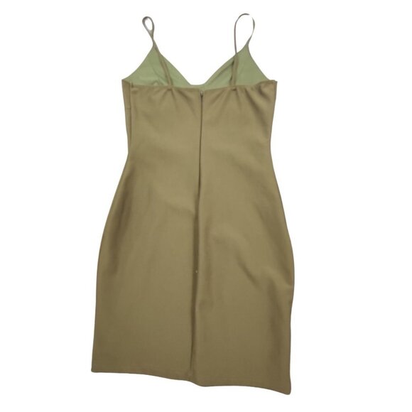 Preppy Olive Green Bodycon Dress - Picture 8 of 14